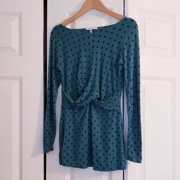 Envie de Fraise Polka Dot Maternity Shirt - Picture 1 of 4